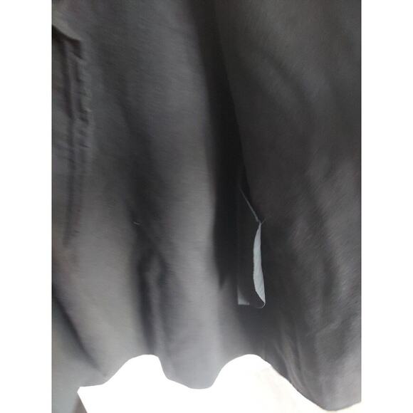 EUC Talbots Black Wool Long Sweater Vest with Ruffle Collar Size Large - Picture 6 of 7